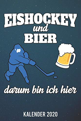 Kalender 2020: Eishockey und Bier A5 Kalender Planer für ein erfolgreiches Jahr - 110 Seiten