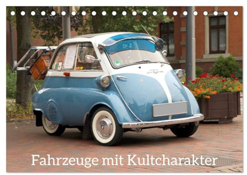 Fahrzeuge mit Kultcharakter (Tischkalender 2026 DIN A5 quer), CALVENDO Monatskalender: Kultige - Oldtimer (CALVENDO Mobilitaet)