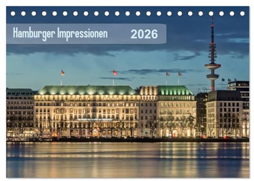 Hamburger Impressionen 2026 (Tischkalender 2026 DIN A5 quer), CALVENDO Monatskalender: Impressionen aus Hamburg (CALVENDO Orte)