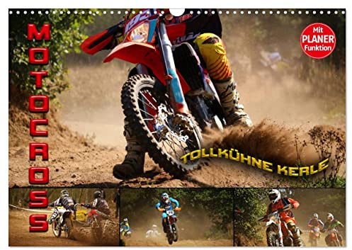 Motocross - tollkühne Kerle (Wandkalender 2026 DIN A3 quer), CALVENDO Monatskalender: Atemberaubende Szenen aus der Welt des Motocross (CALVENDO Sport)