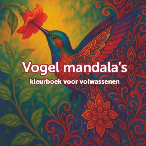 Mandala vogel kleurboek voor volwassenen: 50 ontspannende ontwerpen