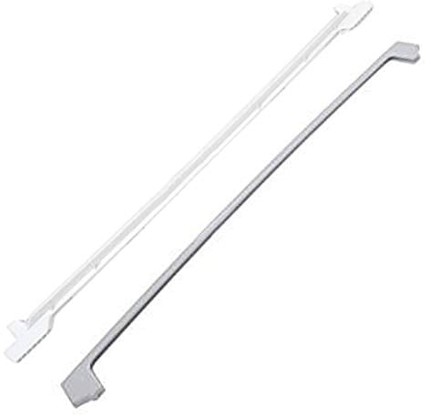 MyApplianceSpares* Genuine BEKO 4851900100 + 4851910100 - Profilo di ripiano anteriore e posteriore in vetro