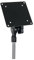 Pronomic Mikrofonstativ-Adapter mit VESA-Mount für LED/TFT Displays -zur Montage von Monitoren auf Mikrofonständern - Lochabstände: 100 mm und 75 mm - schwarz