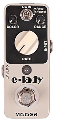 MOOER E-lady Analog Flanger Pedal, Filter Mode, Oscillator effects, Ture Bypass