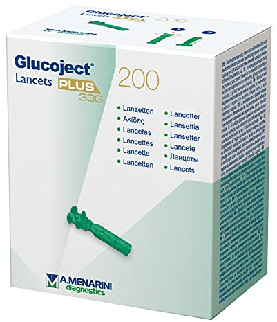 GLUCOJET Lancets Plus 33g200pz