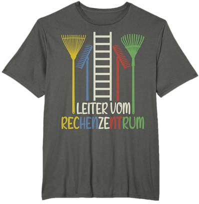 Rechenzentrum Design Gartengeräte Rechen Leiter - Garten T-Shirt
