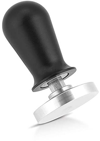 MOUMOUTEN Kaffeestampfer 58 mm Hochbelastbarer 304 Edelstahl Tamper Flacher | Boden Aluminium Pulverstampfer für Büro-Heim-Kaffeewerkzeug(58MM)