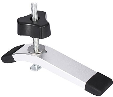 M8 Clamp Set Metal Quick Acting Hold Down Clamp Set for T Slot Track Woodworking Tool (T Screw+Knob Nut Only)