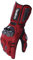 Harssidanzar Motorradhandschuhe aus Leder für Männer und Frauen,Touchscreen Powersports Carbon Fiber Knöchelschutz Motorradhandschuhe KM045,Ochsenblut/Schwarz,Größe M