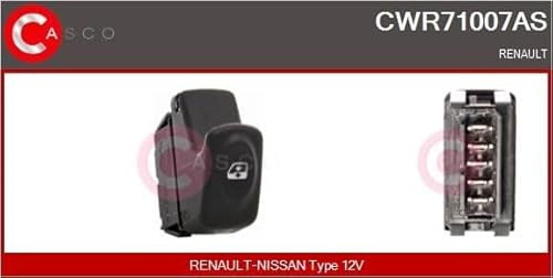 Casco CWR71007AS Schalter Glasheber Renault Group