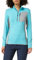 CMP Micropile da Donna con Mezza Zip - 3G27836 (XL, Turchese)