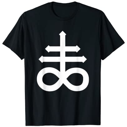 T-Shirt mit satanischem Kreuz Crux Satanus T-Shirt