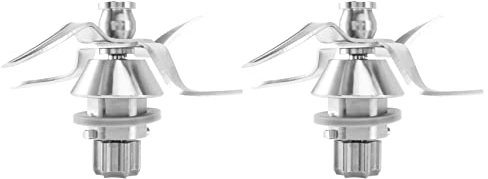 2 x Coltello Melanger di ricambio per Vorwerk Bimby TM31 TM 31 con guarnizione di ricambio ultra affilata
