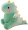 OUKEYI Niedliches Dinosaurier-Spielzeug, Plüschpuppe, weiche Stofftiere, Dino Plüsch, weiches Geburtstagsgeschenk für Kinder, Mädchen, Jungen, Rosa, 30 cm (Grün)