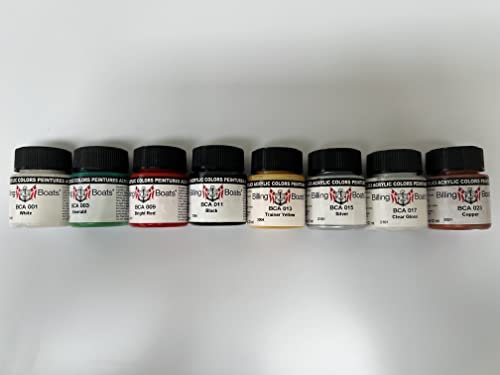Generico PACK ACRYLIC COLORS FOR PAINTING BOAT BILLINGBOATS BB5003 JYLLAND