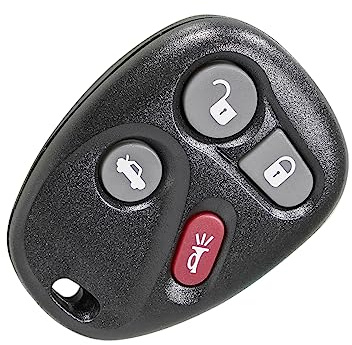Unifizz Clé de voiture à 4 boutons de rechange sans clé pour Chevrolet Corvette 2001-2004 pour voitures