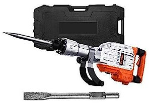EBAYTV Marteau de démolition 3500W Marteau-piqueur électrique 60J Brise-béton avec 2 mèches de Burin for Creuser des tranchées et casser des Trous