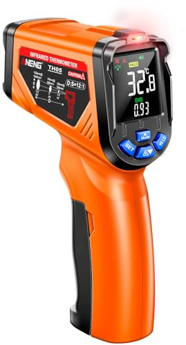 TH05 Thermomètre infrarouge sans contact -20 ℃ ~ 650 ℃/-4 ℉ ~ 1202 ℉ Commutation du capteur infrarouge Test industriel Testeur de température de tuyau de chauffage au sol Testeur de mesure rapide
