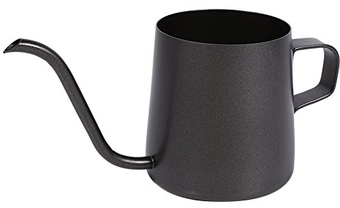 Tetera, Tetera Con Cuello De Cisne, Tetera Con Boquilla Larga Y Estrecha, Cafetera Pequeña Y Fina De Acero Inoxidable Para Verter Sobre Goteo, Para Estufa(01)