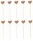 Ciieeo 50stücke Liebe Herz Kraftpapier Cupcake Picks Tortendekoration Für Valentinstag Und Partys Dessert-topper Für Kreative Feiern