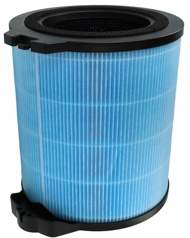 vhbw H12 Filter compatible with Hoover H-PURIFIER 300 Air Cleaner - Spare Air Filter with Integrated Active Carbon Filter | replacement filter with activated carbon filter