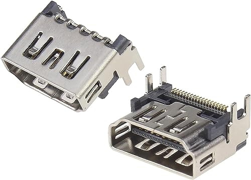 2 Pz Connettore Porta HDMI HD Compatibile con Sony PS5 Play 5 Console Uscita Video