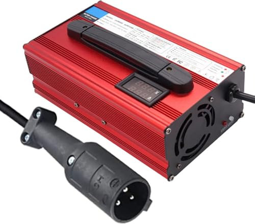 ZVUTRCUV 48 Volt 16 Amp Replacement Club Car Battery Charger, 48 Volt Golf Cart Charger with 3 Pin Plug (3)