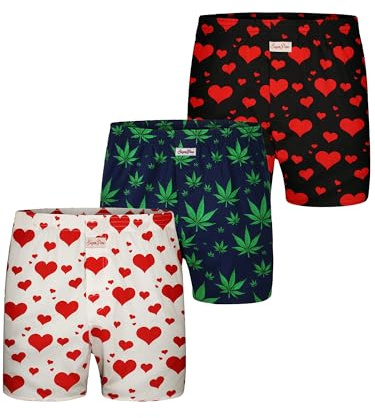 Sugar Pine Boxershorts mit witzigen Motiv-Prints aus 100% Baumwolle