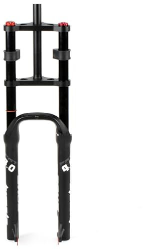 Sospensione Forcella Anteriore Bicicletta 26 X 4.0 Pollici Forcella Anteriore Bicicletta Forcella Larga MTB/ATV Freno Ad Aria Disco Ammortizzazione Regolabile Escursione Sospensione 160mm A