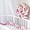 WLXFF Geflochten Nestchen FüR Babybett Geflochten Umrandungen Geflochtene Bettschlange Baby Geflochtene Bettschlange Bettumrandung FüR Babybett
