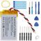 Fuworance 400mAh 3.7V 616-0223 Akku kompatibel mit iPod nano 1 Gen A1137 Kompatibel mit iPod Nano 2GB 4GB MA004LL/A, MA005LL/A, MA099LL/A, MA107LL/A Musikplayer Video Lithium Polymer Akku