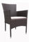 METRO Professional Outdoor-Sessel mit Kissen Noelani, Stahl/PE Rattan, 58 x 63 x 87 cm, Stapelbar, Wetterfest, Braun