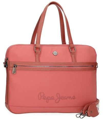 Pepe Jeans Corin Sac pour ordinateur portable 15,6 pouces Rose 40 x 30 x 5 cm Polyester et PU by Joumma Bags, rose, Talla única, Sac pour ordinateur portable