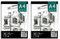 iTrend A4 Artist Sketch Book - Spiral Sketchbook - White Cartridge Art Drawing Paper - A4 60 Pages Sketch Pad - 140GSM Cartridge Paper - 21 x 29.5cm - Pack of 2