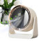 Ventilador de luz nocturna, ventilador de escritorio portátil, ventilador de aire silencioso, recargable por USB, fácil de usar, 17,8 x 9 x 20 cm, para ventilación de dormitorio, refrigeración
