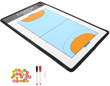 Milisten Handball Taktikboard Tragbare Magnetische Trainingshilfe Für Trainer Mit Stabiler Oberfläche Und Einfacher Handhabung Für Teamstrategien Und Spielanalysen