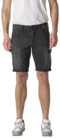Koroshi Jeans Denim Regular Cut, Schwarz , 34