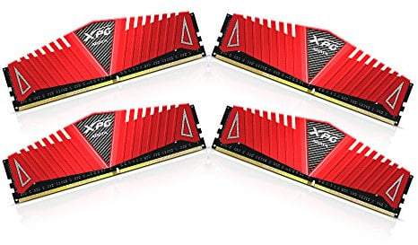 Adata, modulo di memoria, 2.133 MHz, 8GB DDR4-2133 8GB DDR4 rosso Red 64GB (16GBx4)
