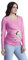 Best Mom Ever – vêtement de maternité Mignon et Rigolo T Shirt à Motif pour la Grossesse Femme Haut Humour, à Manches Longues (Rose, Medium)