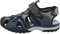 Geox J Borealis Boy B Sandales Bout Fermé, Noir (DK Grey/Navy C0739), 40 EU