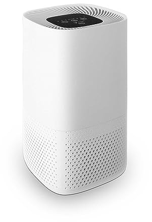 LANAFORM - Air Purifier - Purificateur D'Air - Efficace Contre Allergies, Pollen Et Odeurs - Filtre À 3 Couches (Pré-filtre, Hepa, Filtre À Charbon) - 4 Niveaux De Puissance - Elimine Jusqu’à 95% Des