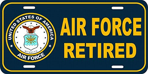 Inga Air Force Retired USA États-Unis Auto Camion Auto Plaque d'immatriculation USN Nouvelle Plaque d'immatriculation 6x12 Pouces