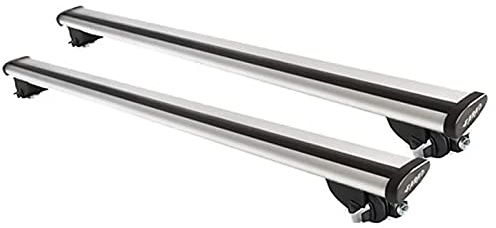 Dachträger FARAD BM + AERODYNAMIC GREY aus Aluminium für VW T-ROC ab 2018 mit hoher Dachreling, offener Reling