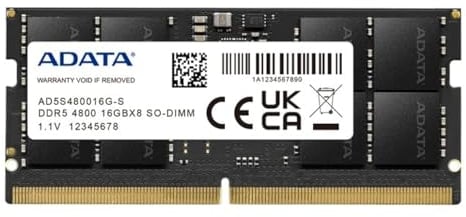 Memoria RAM Adata AD5S480016G-S 16 GB DDR5 4800 MHz 16 GB