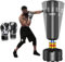 Dripex Sac de Frappe sur Pied Adulte avec Gants 175 cm Sac de Boxe Autoportant MMA Punching Ball pour Karaté Fitness Taekwondo - Noir