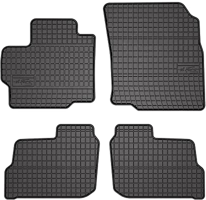 OMAC Gummi Fußmatten kompatibel mit Mitsubishi Space Star 2012-2016 Automatten Schwarz 4X
