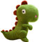 TROYSINC Dinosaurier Plüschtier Kuscheltiere,Plüschtier Spielzeug Plüsch Dinosaurier Stofftier Kinder Spielzeug Festival Geschenk (grün,25cm)