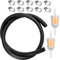 ARZER Benzinschlauch Kit 2 Meter Ø 6 mm Kraftstoffleitung mit 2x Benzinfilter, 6x Schlauchschellen für PKW, Auto, Motorrad, Rasenmäher, Roller