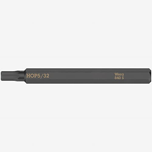 Wera 840 S Hex-Plus Innensechskant Bits für Schlagschraubendreher, zöllig 3/9-05018155001
