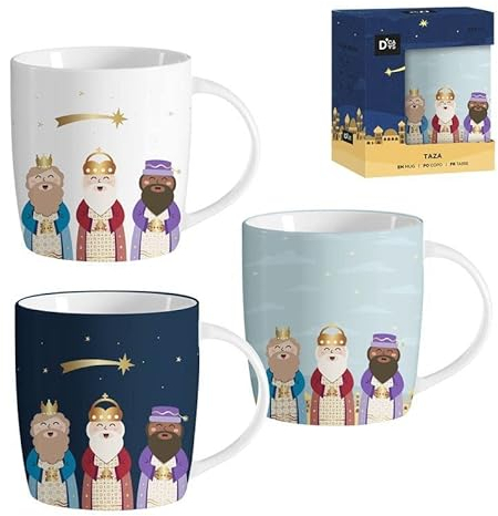 ROCKING GIFTS Mug 350ml Re Magi x3 Modelli
